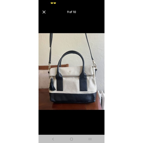 Kate Spade Southport Avenue Carmen Convertible Satchel Pebbled Leather *READ* - Picture 2 of 16